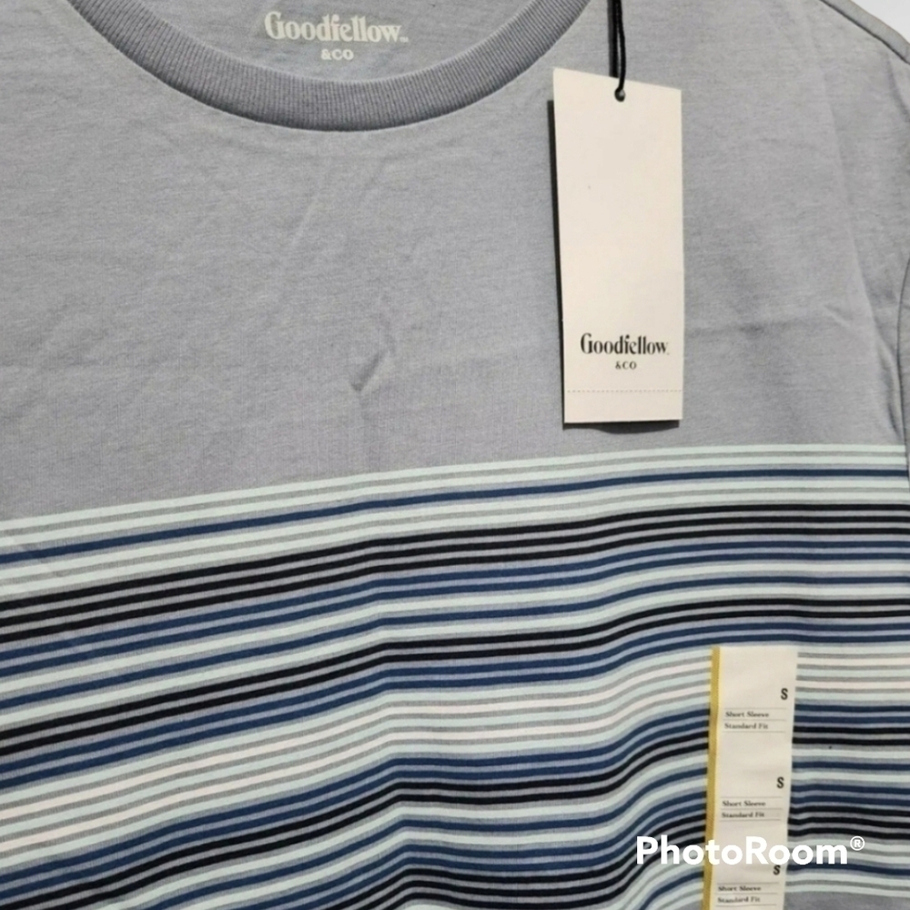 Goodfellow & Co - Men's Tee Small, Light Blue NWT - Picture 2 of 5